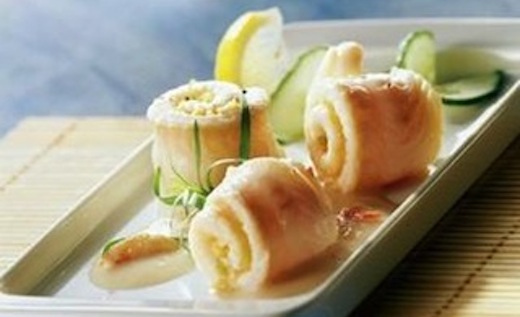 Filetto di trota con doppia farcitura Filetto di trota con doppia farcitura