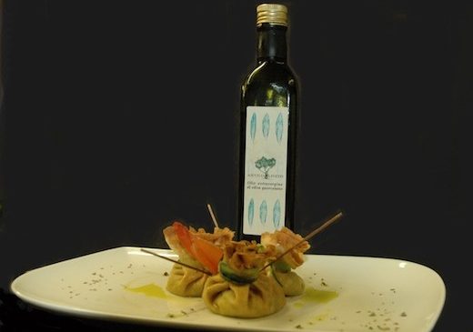 Fagottino di crespella con ricotta