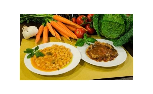 Ossobuco alla fiorentina e contorno delle Mossacce