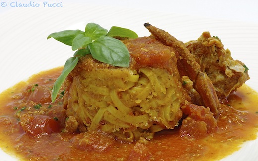 Timballo di tagliolini alla Margherita
