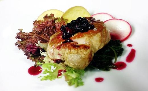 Filetto di maiale ai frutti rossi