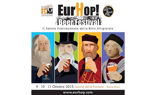 A Roma dal 9 all’11 ottobre la terza edizione di EurHop Beer Festival