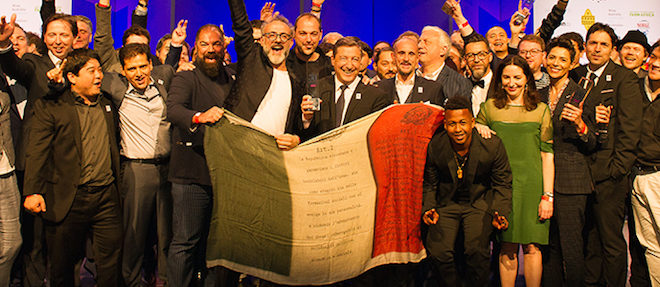 Massimo Bottura con la sua Osteria Francescana è il migliore ristorante al mondo Massimo Bottura con la sua Osteria Francescana è il migliore ristorante al mondo