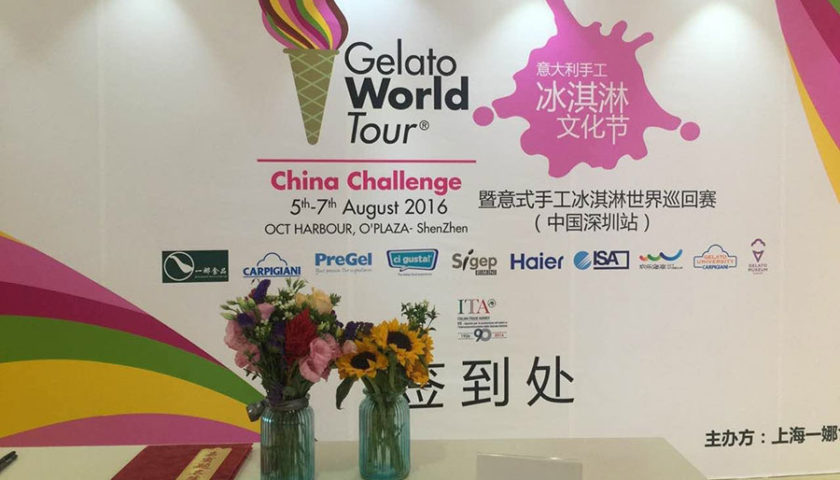 Il Gelato World Tour alla conquista della Cina