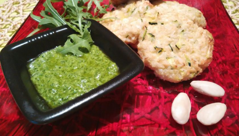 Mini hamburger di quinoa al pesto