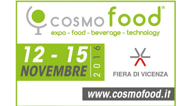 Dal 12 novembre a Vicenza quarta edizione di Cosmofood