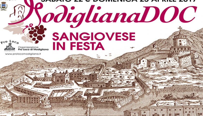Modigliana DOC 2017 dal 22 aprile apre i battenti con Sangiovese e non solo