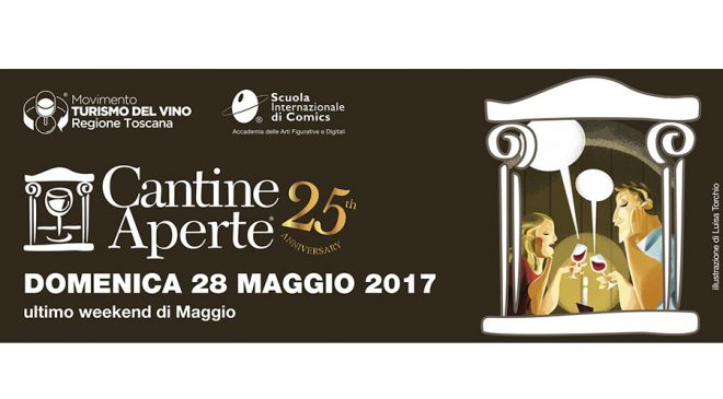 Vino a fumetti per festeggiare la 25 edizione di Cantine Aperte in Toscana