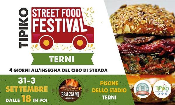 Braciami è…Tipiko Festival dal 31 agosto al 3 settembre a Terni Braciami è…Tipiko Festival dal 31 agosto al 3 settembre a Terni