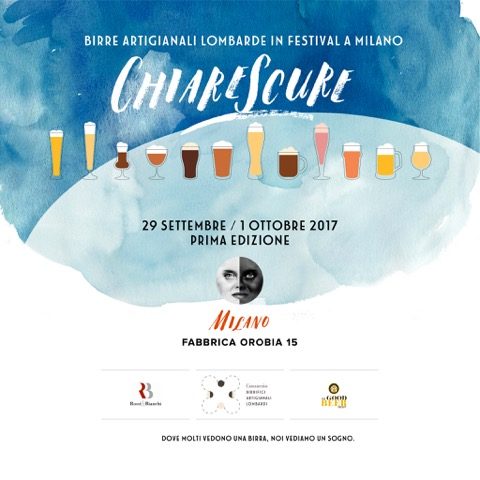 ChiareScure il primo festival della birra artigianale a Milano dal 29 settembre al 1 ottobre