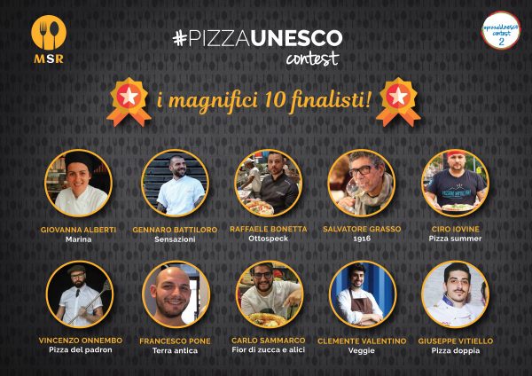 PizzaUnesco ecco i 10 finalisti scelti tra oltre 230 pizzaioli