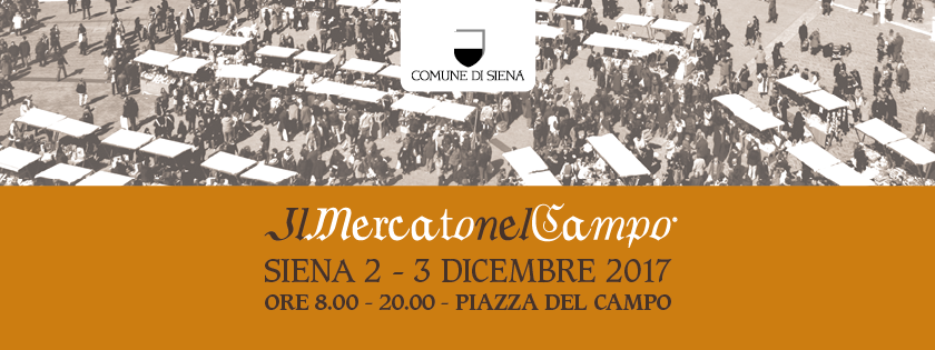 Mercato nel Campo 10° edizione il 2 e 3 dicembre a Piazza del Campo Siena