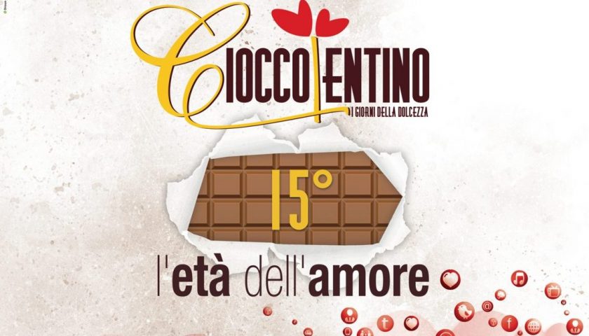 Cioccolentino a Terni la 15° edizione  dal 10 al 14 febbraio