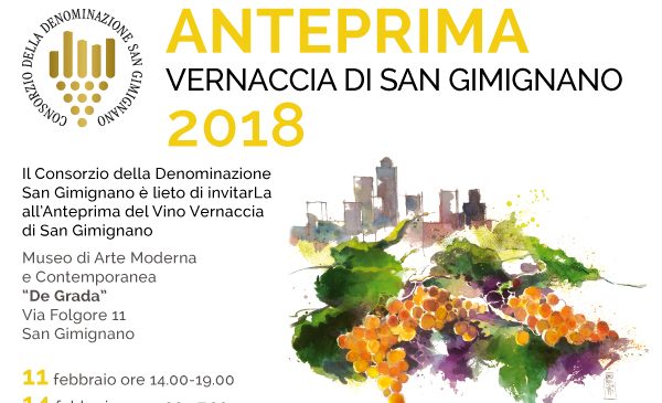 Vernaccia a San Gimignano domenica 11 e mercoledì 14 presentazione delle nuove annate Vernaccia a San Gimignano domenica 11 e mercoledì 14 presentazione delle nuove annate