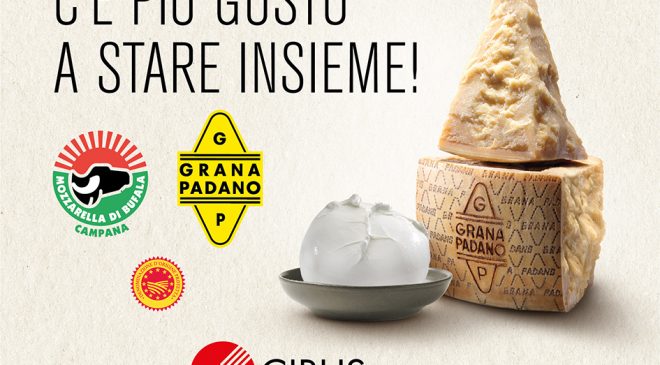 Mozzarella di Bufala Campana Dop e Grana Padano Dop si sposano al Cibus di Parma