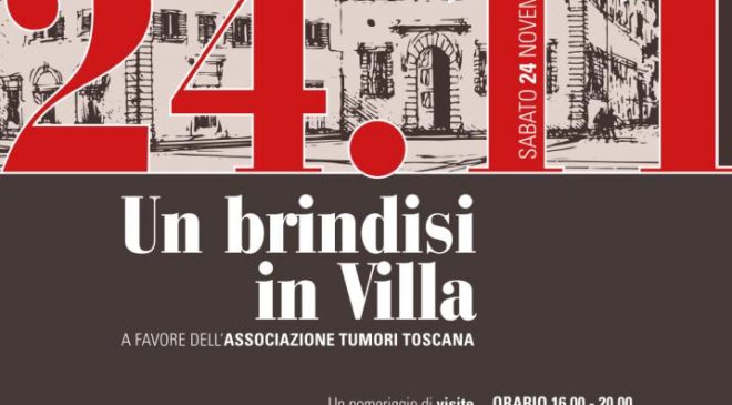 Un Brindisi in villa: dal 24 novembre arte e vino per sostenere l’ATT Un Brindisi in villa: dal 24 novembre arte e vino per sostenere l’ATT