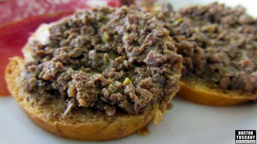 Crostini Neri Toscani Fegato Milza Vinsanto