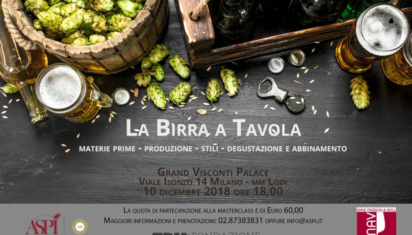 Viaggio nel mondo della Birra con ASPI e Fondazione Birra Moretti