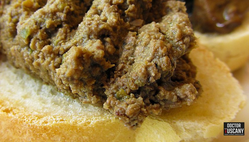 TOSCANA – I Crostini Neri, milza, fegatini di pollo, capperi, acciughe… con il Vin Santo!