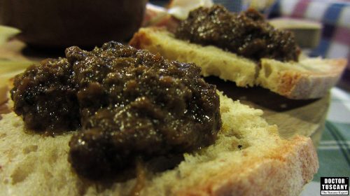 Crostini Neri Toscani Fegato Milza Vinsanto