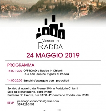 III Edizione di Vignaioli di Radda in collaborazione con Life of Wine on Tour III Edizione di Vignaioli di Radda in collaborazione con Life of Wine on Tour