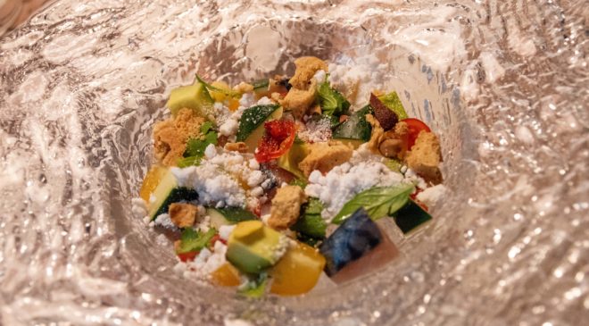 La ceviche napoletana dello chef Di Pinto