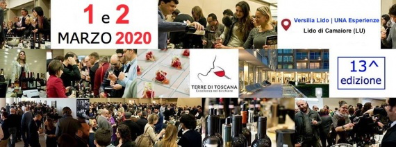 XIII edizione di Terre di Toscana 140 grandi vignaioli toscani, oltre 700 vini e 3 esclusive degustazioni guidate