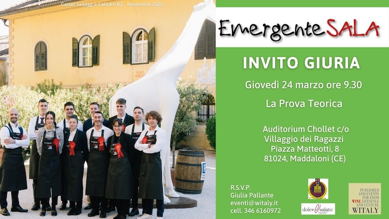 Emergente Sala nel Villaggio dei Ragazzi a Maddaloni da mercoledì 23 marzo 2022