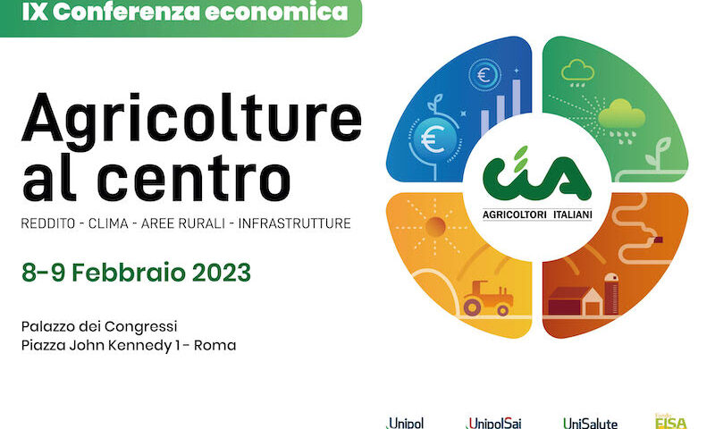 A Roma la IX Conferenza economica di Cia – Agricoltori Italiani “Agricolture al centro”