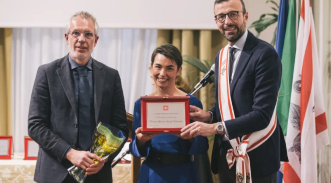 Violante Gardini Cinelli Colombini presidente MTV Toscana, tra le otto donne premiate Violante Gardini Cinelli Colombini presidente MTV Toscana, tra le otto donne premiate