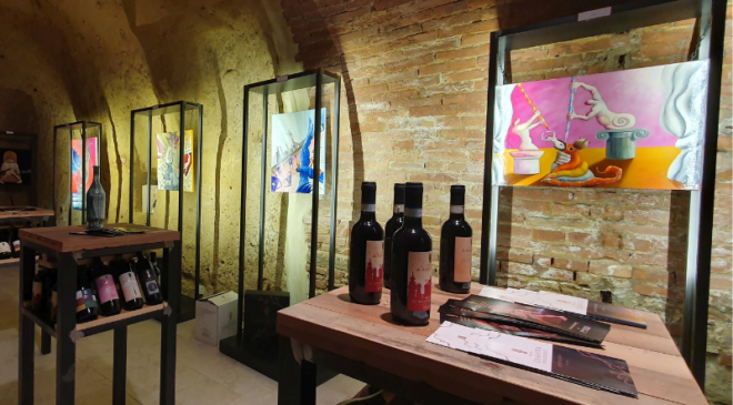 Arte e degustazione di vini al Podere Casanova Wine Art Shop Arte e degustazione di vini al Podere Casanova Wine Art Shop