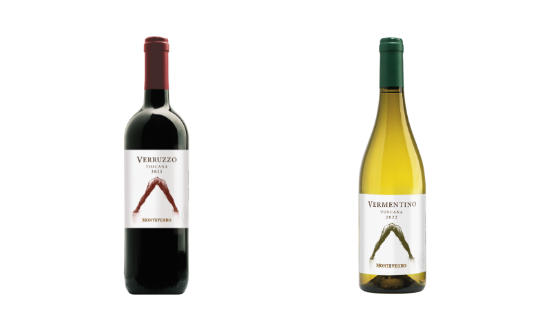 Monteverro, nuove etichette d’artista per Verruzzo e Vermentino