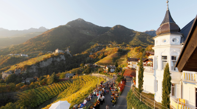 Un autunno dal sapore di vino a Tirolo in Alto Adige Un autunno dal sapore di vino a Tirolo in Alto Adige
