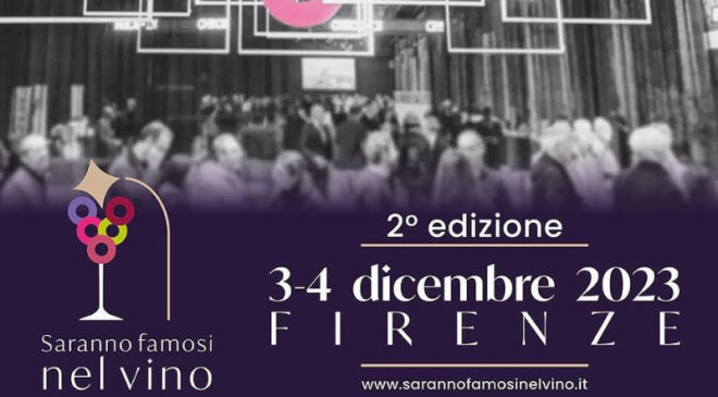 Saranno Famosi nel Vino 2023: 3 e 4 dicembre Saranno Famosi nel Vino 2023: 3 e 4 dicembre