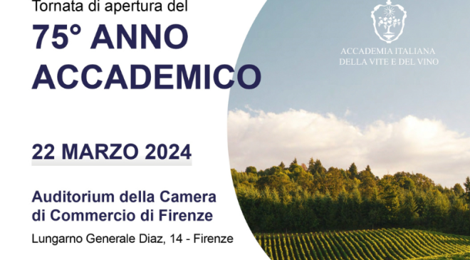 Apertura 75°dell’Accademia Italiana della vite e del vino Apertura 75°dell’Accademia Italiana della vite e del vino