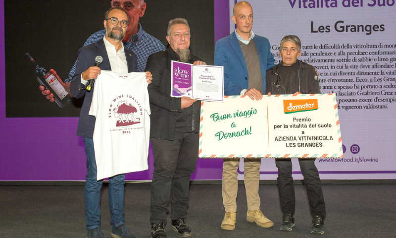 Le cantine Demeter protagoniste della Guida Slow Wine 2025